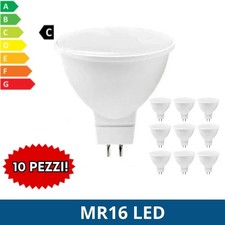 MR16 (GU5.3) LED | 10 FARETTI 220V | 3W 5W 6W 7W 8W | Luce Fredda Naturale Calda