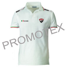 maglia maglietta uomo polo ducati corse racing cotone tricolore Italia factory