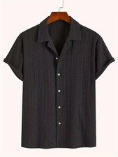 Camicia in maglia geometrica