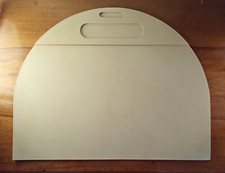 sottomano scrivania vintage pelle azzurro Muscionico