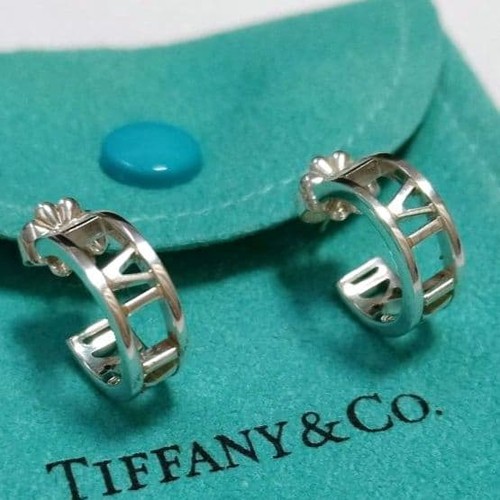 Orecchini cerchio tiffany - orecchini,