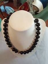 Collana In Onice Nero e metallo