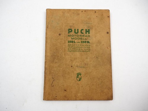 Puch 250 moto - sl, manuale