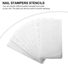  Set Manicure Professionale Piastre Per Stamping Unghie Strumenti