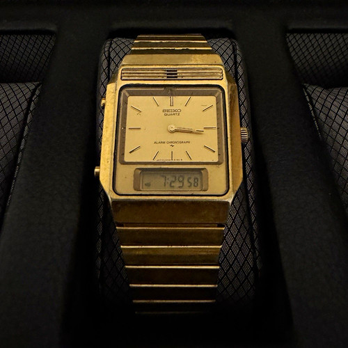 Vintage 1981 seiko h249 - vintage,