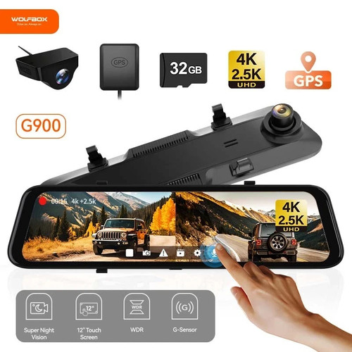 Wolfbox dash cam auto - cam,