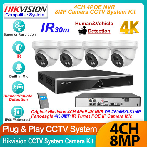 Hikvision 4ch nvr - 4ch, ai