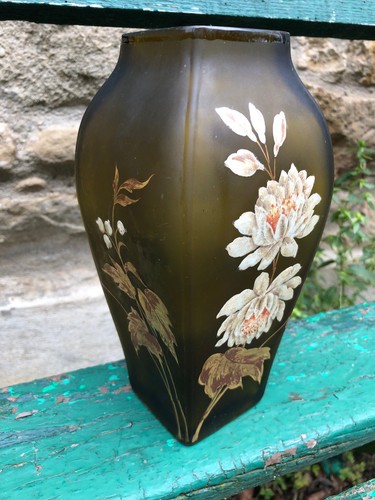 Smaltato vetro vaso - smaltato,