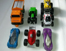 N. 5 MODELLINI AUTO +CAMION RIFIUTI+TRATTORE