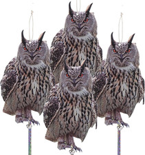 Dissuasori per Uccelli, Gufo Spaventapasseri,Scaccia Piccioni,Repellente Uccelli