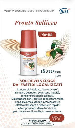 Roll pronto sollievo - roll-on, just
