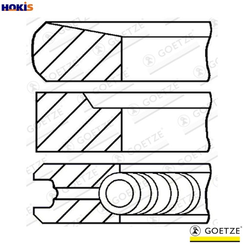 Kit anelli pistone - kit,