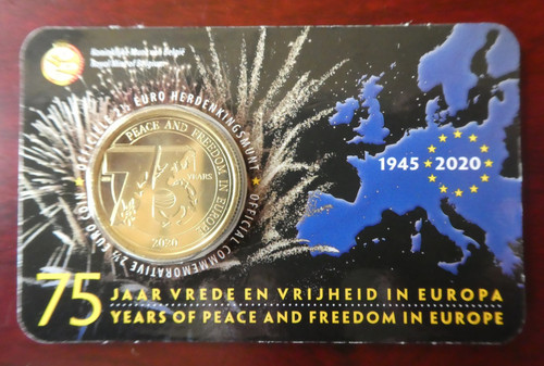 Euro belgio 2020 75 anni - belgio,,