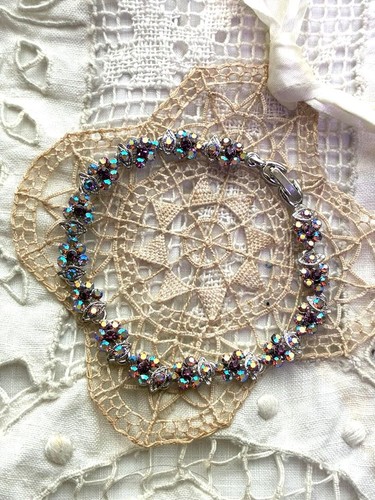 Bracciale vintage fiori - bracciale,