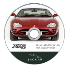 Jaguar XK8  1996-2006 manuale officina su Cd