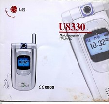 Manuale telefono U8330 LG