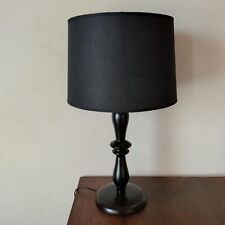 2 x lampade da tavolo, legno come nuove, stile etnico