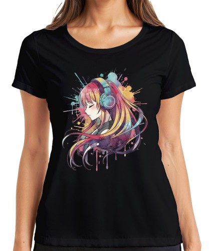 Anime ragazza cuffie - anime,