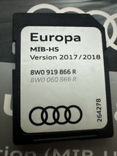 GENUINE Audi 2017-2018 Satellite Navigation SAT NAV SD CARD Europe 8W0 919 866 R