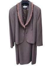 ?Tailleur donna con vestito e giacca sartoriale elegante tg. 50