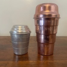 Vtg mirro aluminum measuring - mirro,