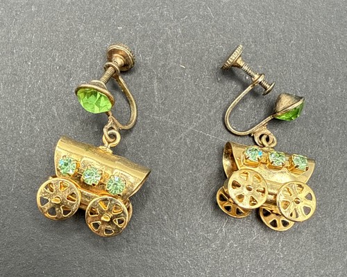 Orecchini vintage diligenza - vintage,