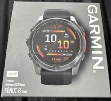 Smartwatch Garmin Fenix 8 51mm AMOLED cinturino titanio nero