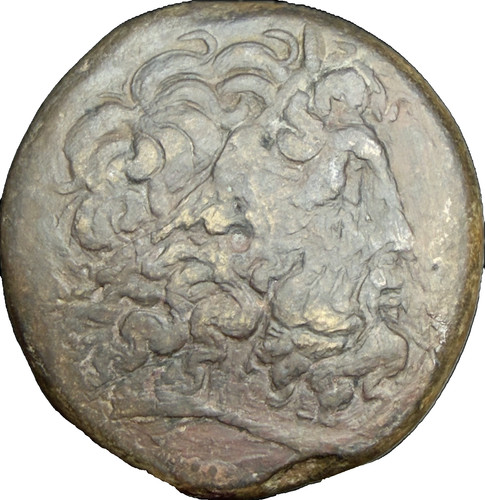 Antica moneta greca bronzo - moneta,