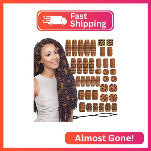 50pcs wooden hair - wooden, jewelry