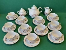 SERVIZIO DA THÈ TE X 11 TAZZE TEIERA LATTIERA ZUCCHERIERA RICHARD GINORI. BP56