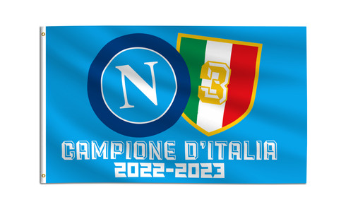 Bandiera napoli c - napoli, 3x5ft