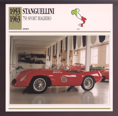 1953 1963 stanguellini 750 - stanguellini,