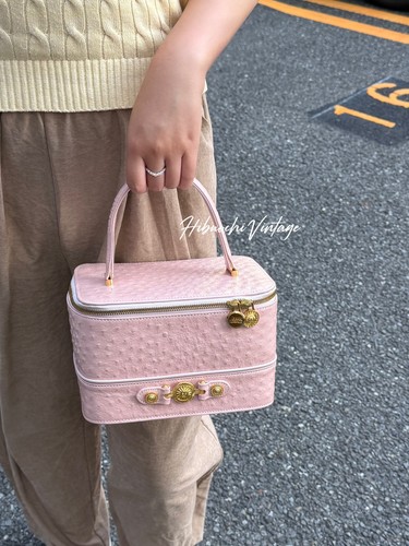Borsa mano vintage rosa - a,