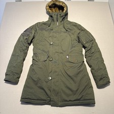 Alpha Industries N3B Parka Uomo Verde Medio Estremo Freddo Aquila Volo Militare