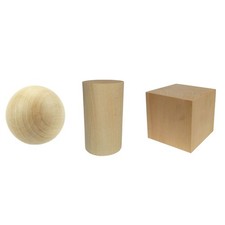 Palline/cubo/cilindro in legno