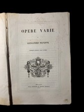 Manzoni - Opere Varie - Milano