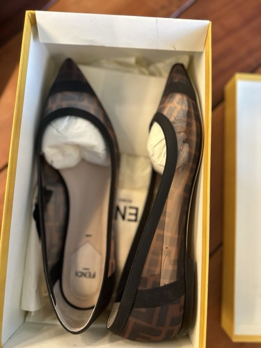Ballerina logo fendi - ballerina, con