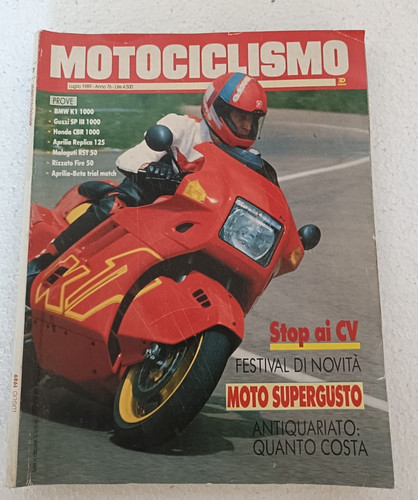 Motociclismo 1989 bmw k1 - 1989,