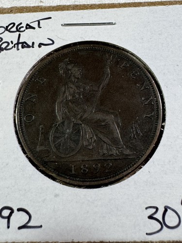 1892 gran bretagna penny - 1892,