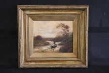 quadro olio tela inglese