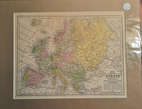 Antica mappa europa - antica, atlante