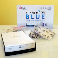 masterizzatore esterno LG BE12 BD DVD CD Blu-Ray + 21 supporti vergini NUOVO