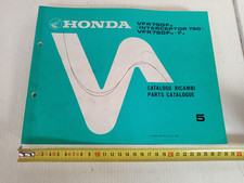 1988 Honda VFr 750 F g h j catalogo numero 5 ricambi parts catalogue originale