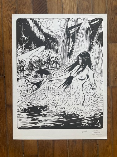 Derib affiche tiré - derib, a