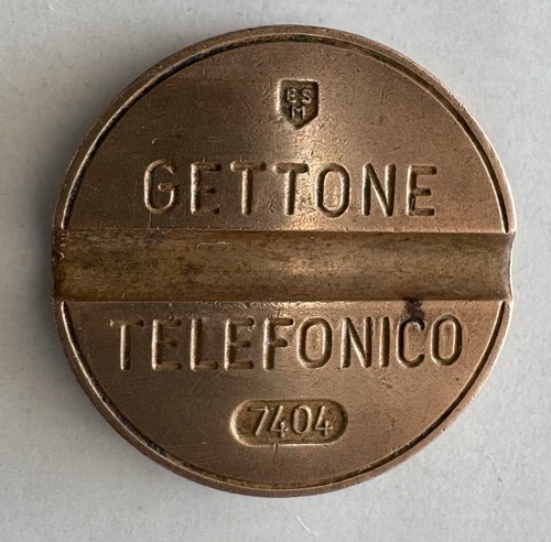 Gettone telefonico 7404 - gettone,
