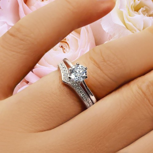 Set anello donna argento - anello, in