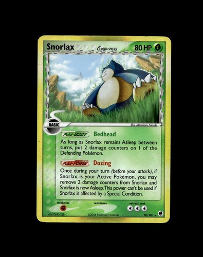 Carta pokemon snorlax - carta,