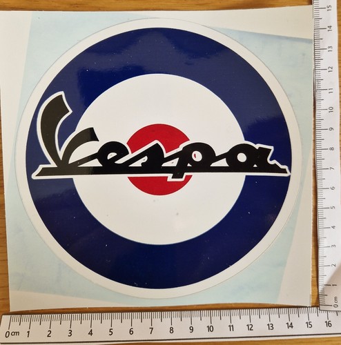 Adesivo scooter vespa roundel - scooter,