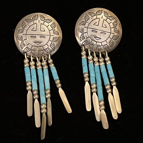 Orecchini navajo turchese - orecchini,