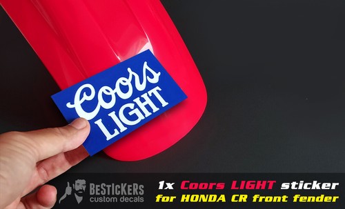Adesivo sponsor coors light - 1,
